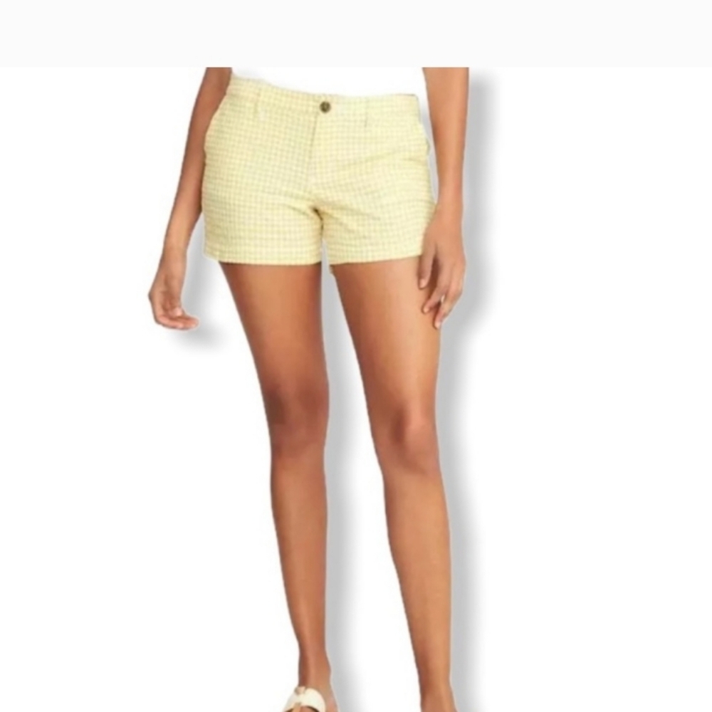 Old Navy Gingham Shorts Mid Rise Size 6